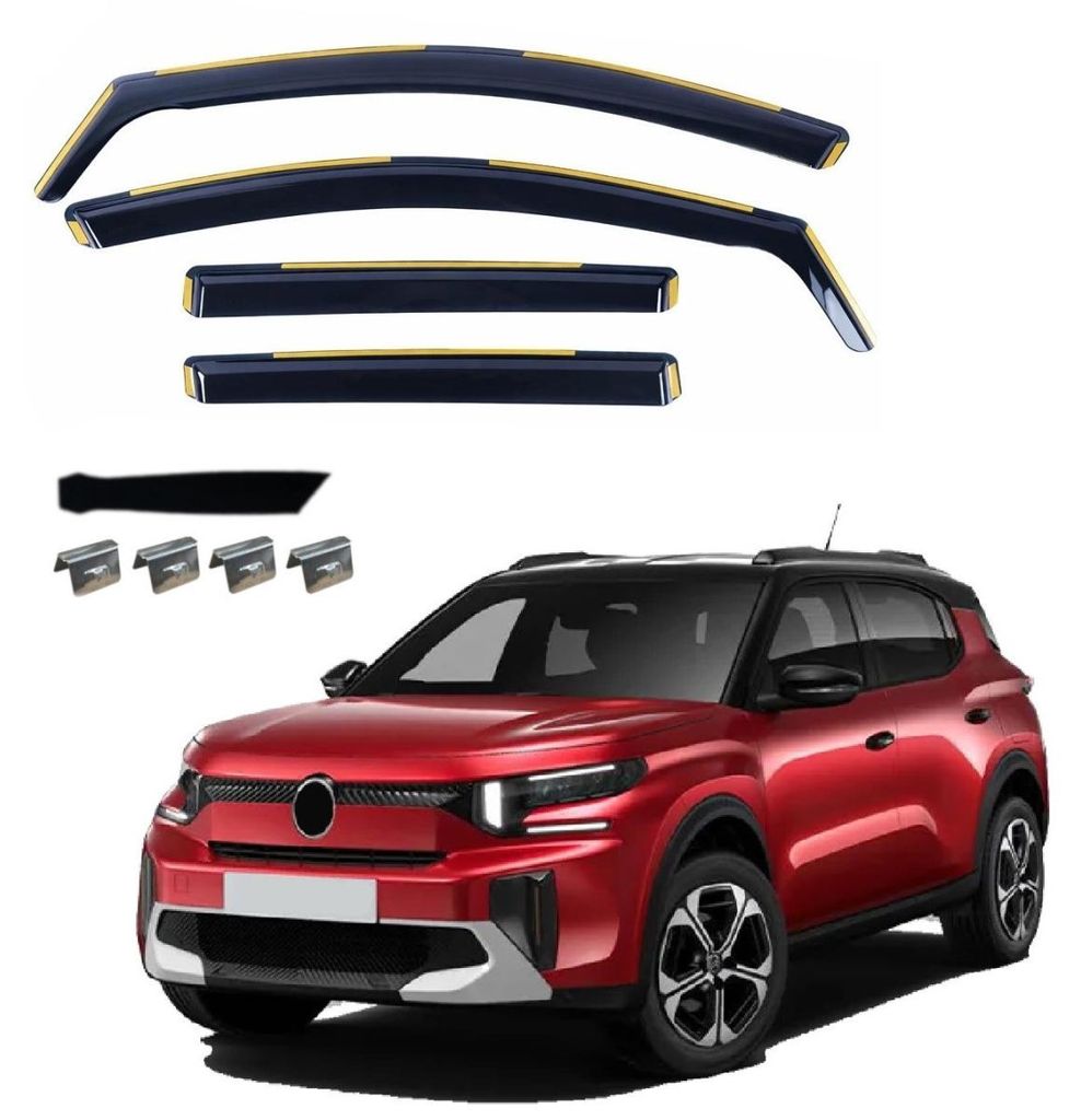 Kompletná sada 4 bočných deflektorov pre CITROEN C3 Obrázok produktu 