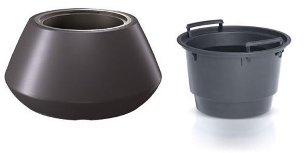 Květináč HEOS s vkladem 58,2 cm - barva: antracit Image du produit 