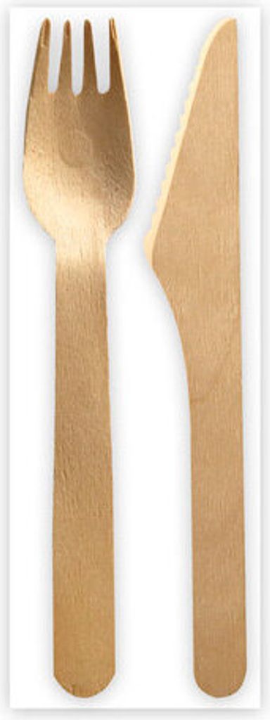 Franz Mensch Besteckset "Double", Birkenholz, -, natur, 500x1 Stück