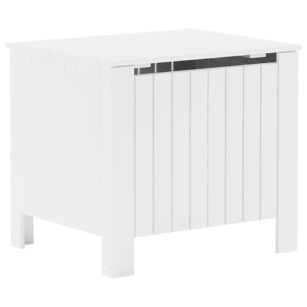 Contenitore con Coperchio RANA Bianco 60cm | Cassapanca vidaXL in Pino