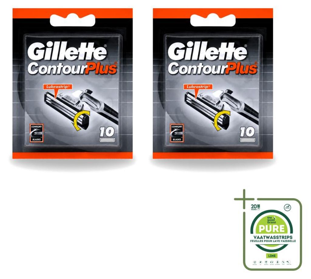 2 x Gillette Contour Plus Wegwerpscheermes - Großpackung - Produktbild 