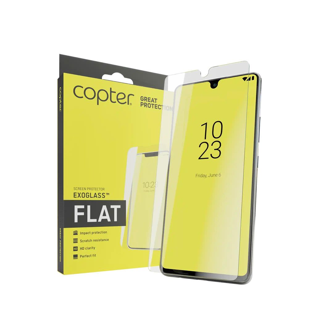 Copter Exoglass Flat Screen Hartglas 9H Protector für Samsung galaxy S22