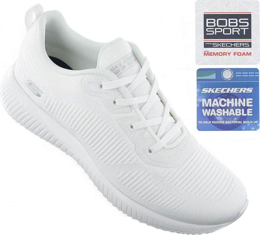Buty sportowe Skechers Bobs Memory białe Zdjęcie produktu 