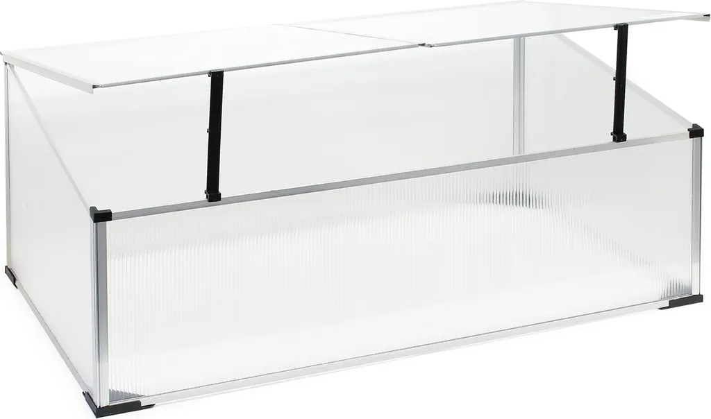 Châssis de Culture pour Potager en Alu et Polycarbonate 100x60x40 cm