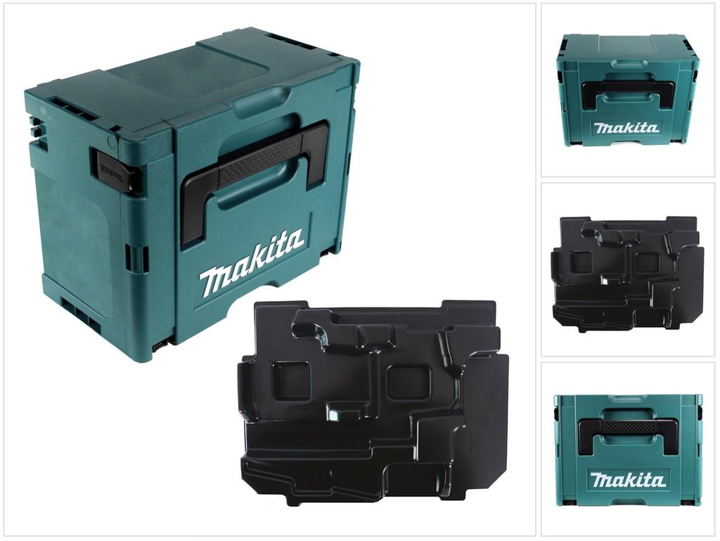 Makita MAKPAC 3 Werkzeugkoffer mit Einlage für BJV DJV 141 Produktbild 