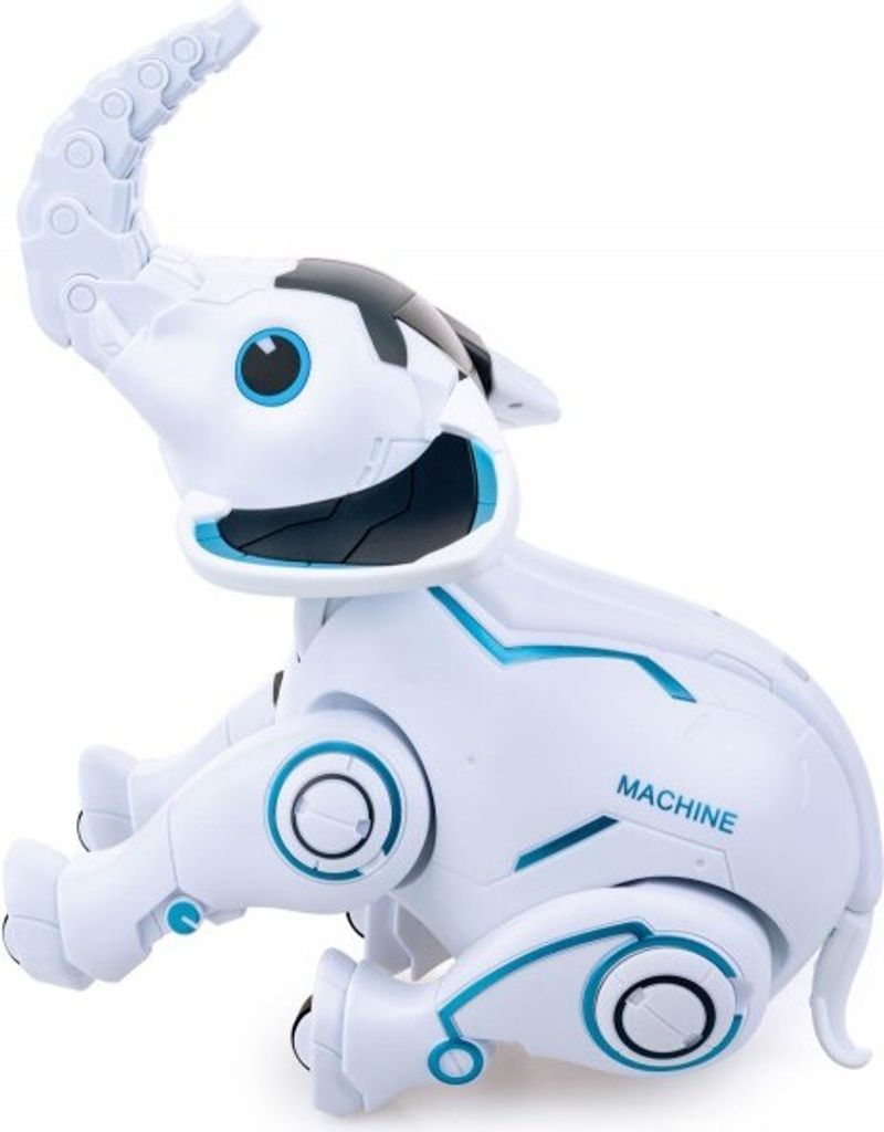 Roboter-Spielzeug Robosłoń ferngesteuert programmierbar Sprachbefehle Stunts wiederaufladbar