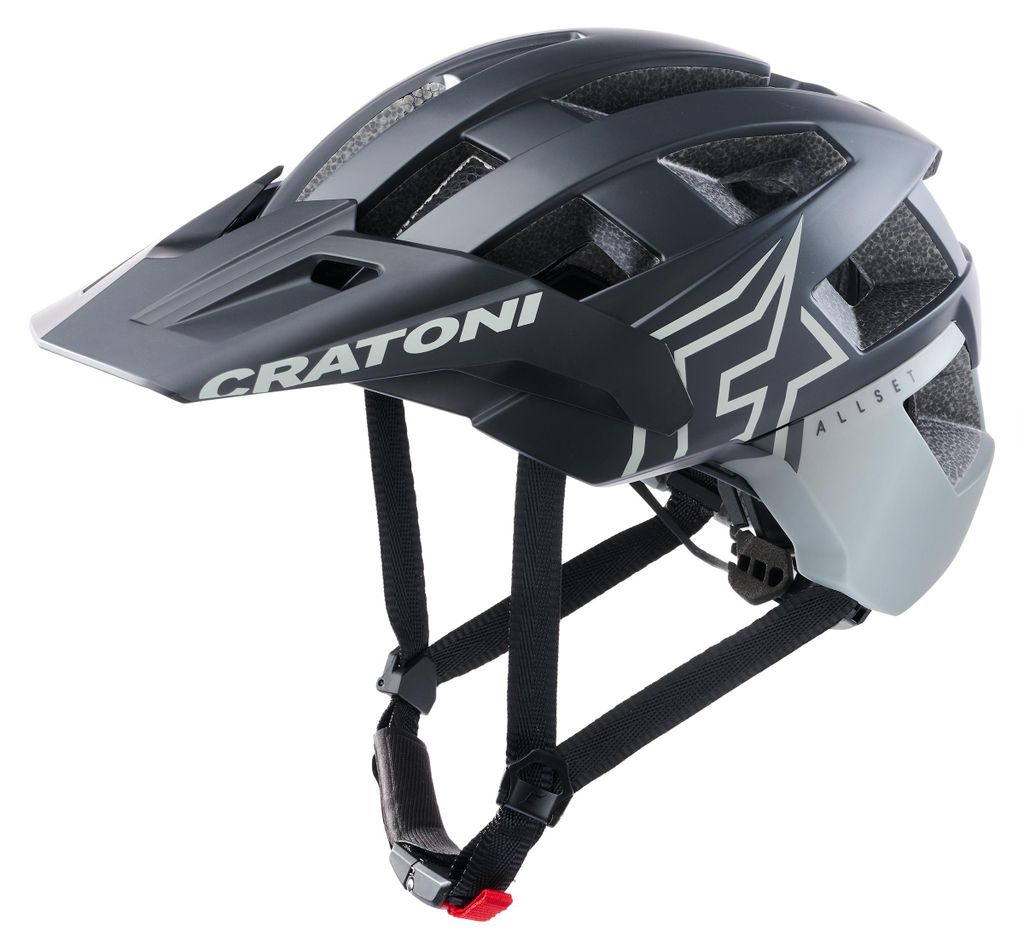 Prilba Cratoni Allset Pro Black/grey Matt - S/M (54-58cm) Obrázok produktu 