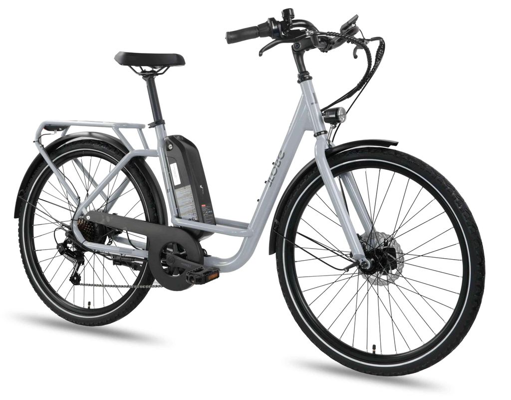 LLOBE City E-Bike 26" TOWN COMPACT grau, 36V/ 10,4Ah