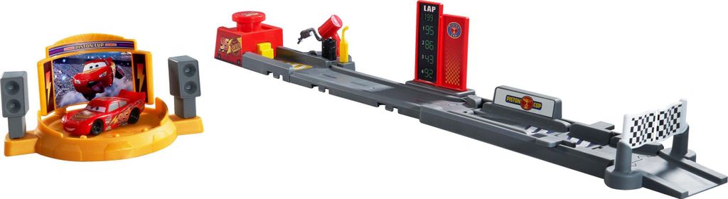 Mattel Disney und Pixar Cars Spielzeug-Spielset, Piston Cup Produktbild 
