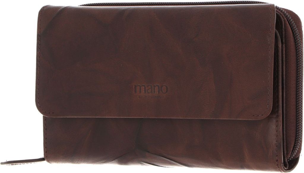 Mano 1919 Langbörse mit RV, dunkelbraun