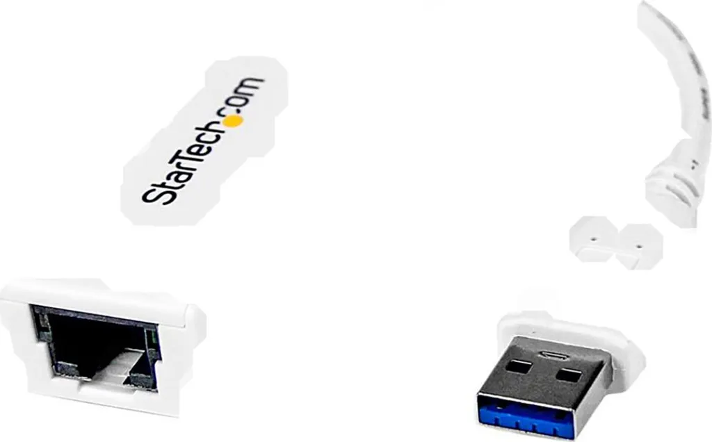 StarTech.com USB 3.0 a RJ45 Gigabit Ethernet Bianco - Alta Qualità - 10