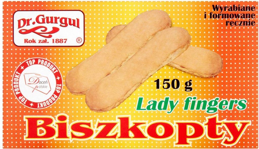 Dr. Gurgul Biszkopty Lady Fingers, 150 gramos Imagen del producto 