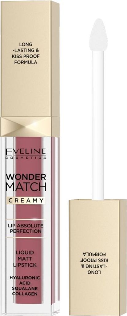 Eveline Cosmetics Flüssiger Matter Lippenstift Kaschmir Rose 08, 6,8 ml