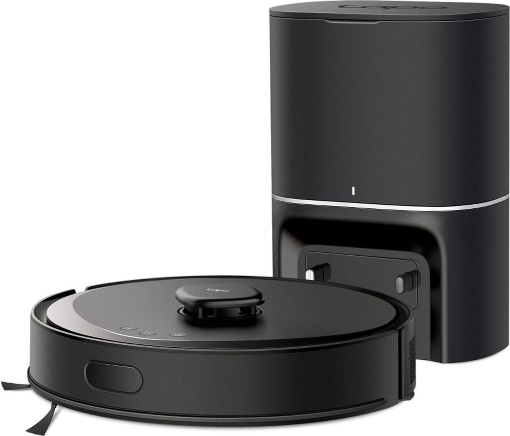 TP-LINK Tapo RV30 Max Plus, Staubbeutel, Schwarz, Rund, Produktbild 