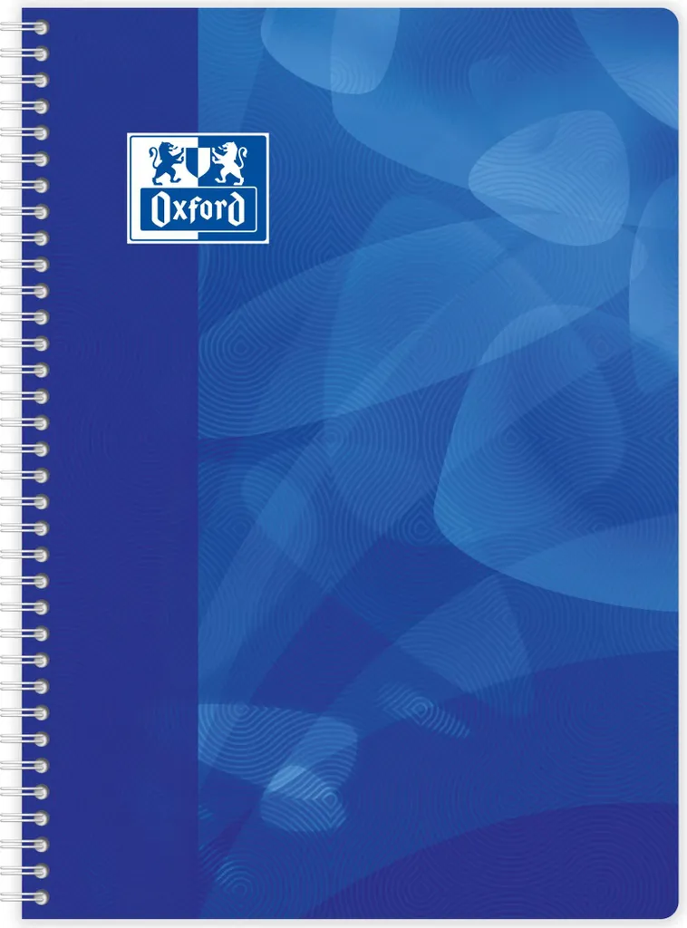 Cahier Oxford Wheelbook A4 160 pages petits carreaux Lagoon 400080673