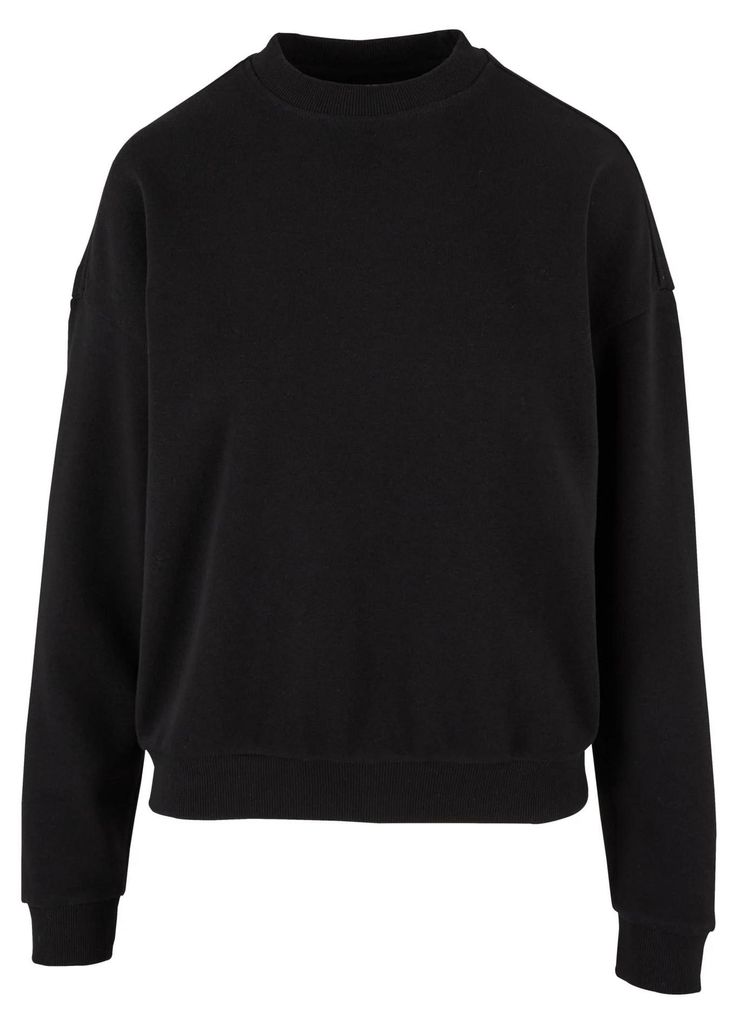 Urban Classics - Sweatshirt Rundhalsausschnitt für Damen TN1162 (XS) (Schwarz)