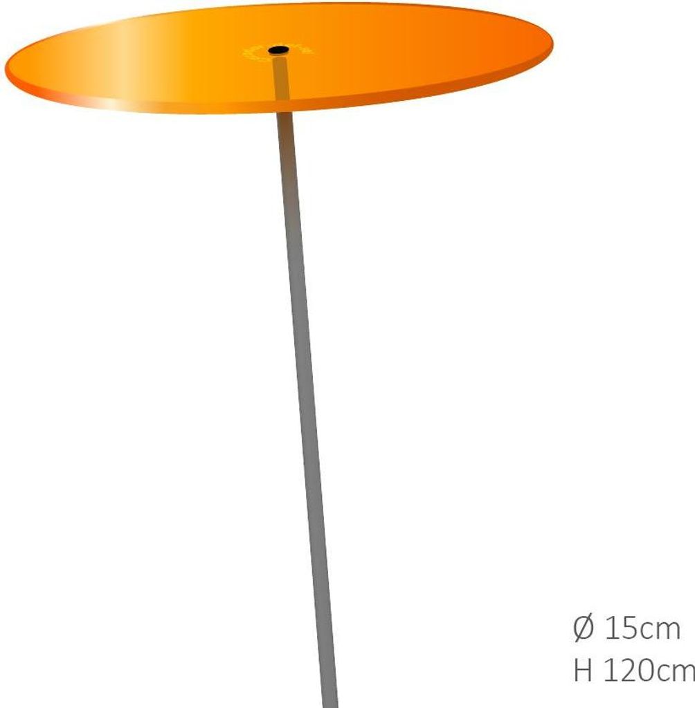 Sonnenfänger 1 Stück Orange mittel 120x15 cm Cazador Del Sol