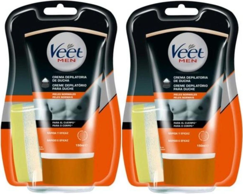 Veet Men Crema Depilatoria Corpo per Doccia 150ml Immagine del prodotto 