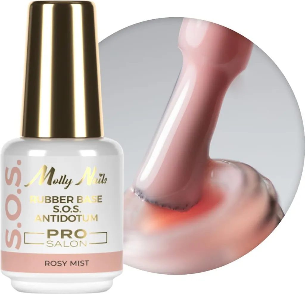 Offerta Molly Nails Rosy Mist 15g | Base Gomma Unghie S.O.S. Antidotum