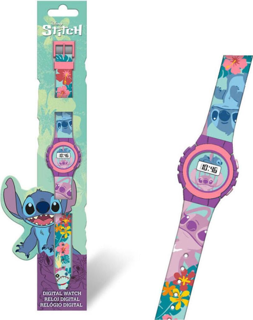 KIDS EUROSWAN Stitch - Kinderuhr LAS4195 Produktbild 