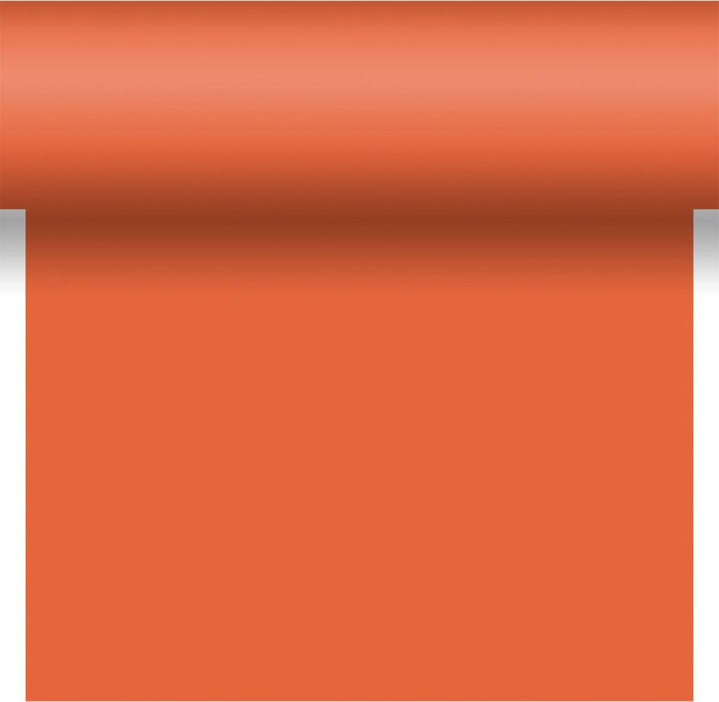 Duni Dunicel Tischläufer Sun Orange 24m 1er Pack Produktbild 