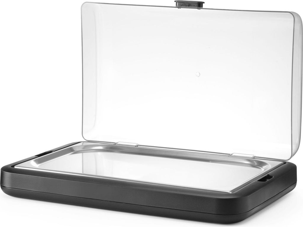 UNIQ Kühldisplay schwarz GN 1/1 inkl. Kühlelement Produktbild 