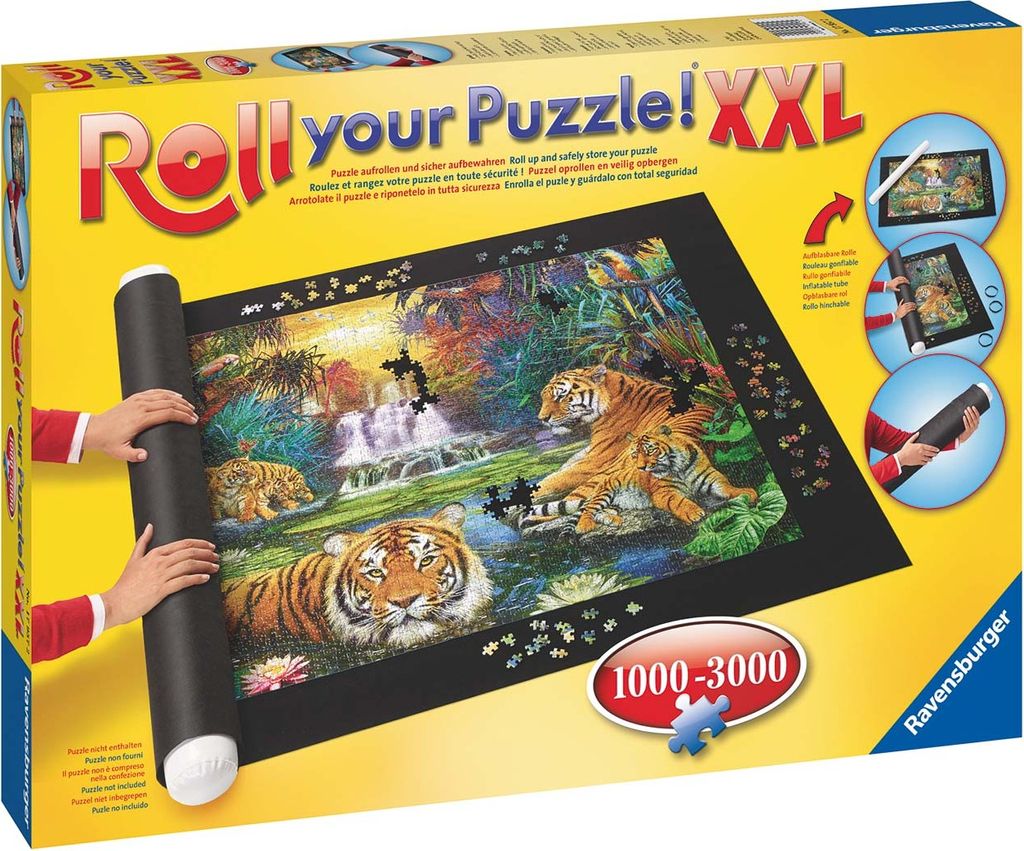 Ravensburger Roll your Puzzle XXL - Puzzlematte für Puzzles mit bis zu 3000 Teilen, Puzzleunterlage zum Rollen, Praktisc