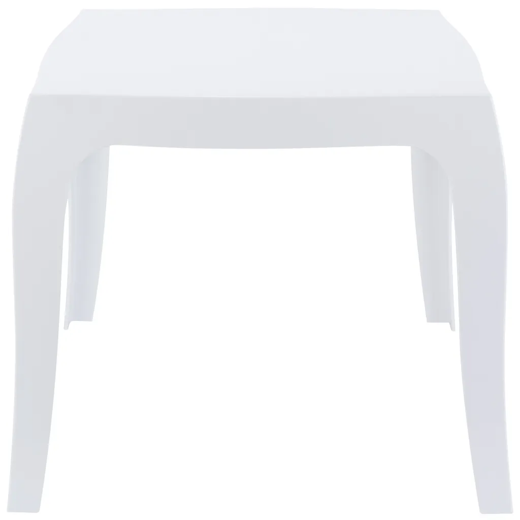 Table Basse de Jardin Empilable Queen Blanche - Gain de Place Design