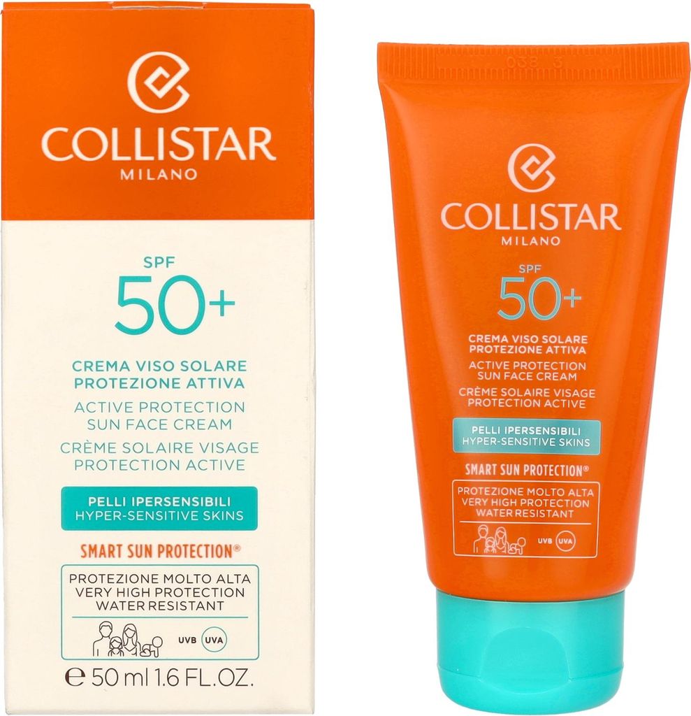 Collistar Active Protection Sun Face Cream SPF50+, Produktbild 