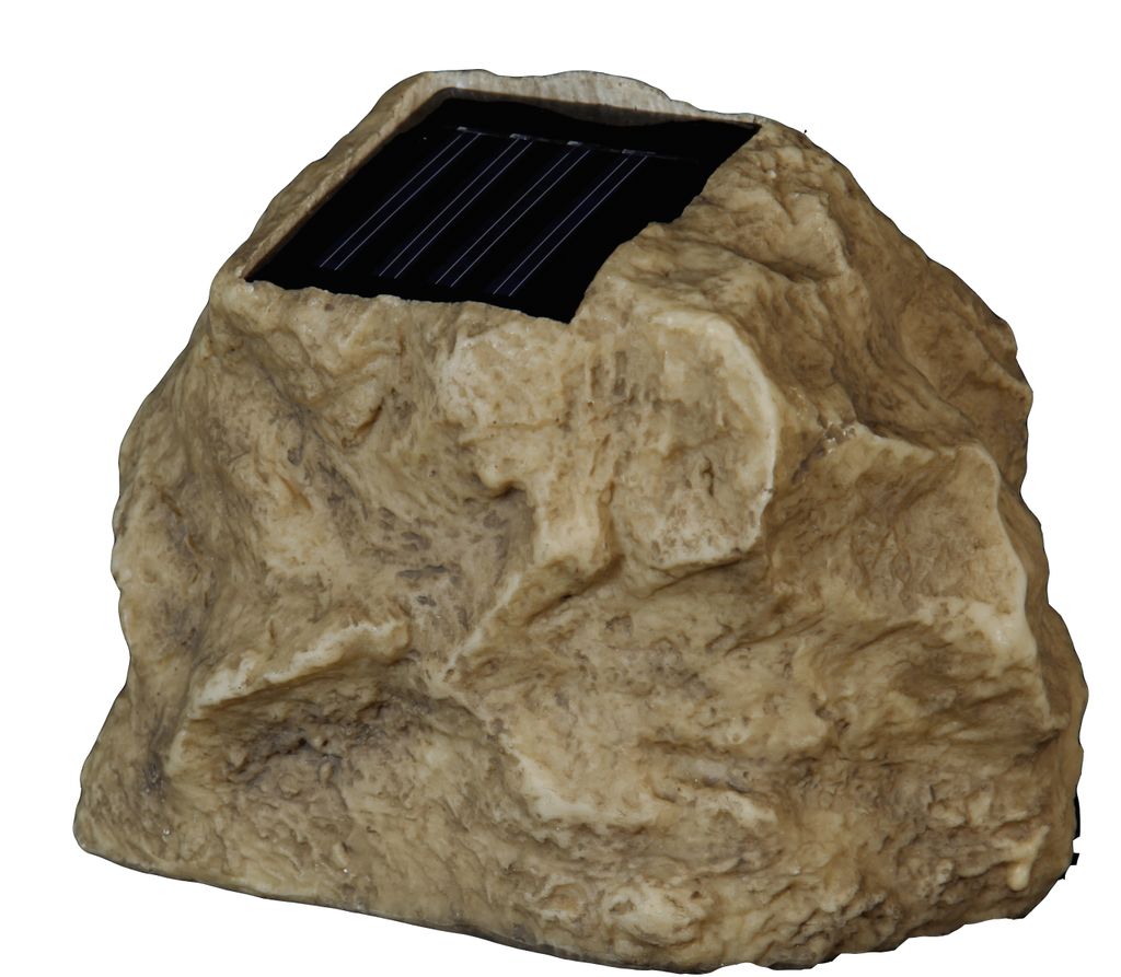 Best Season LED-Solarstein, 3 warm white LED, ca.12x15 cm Produktbild 