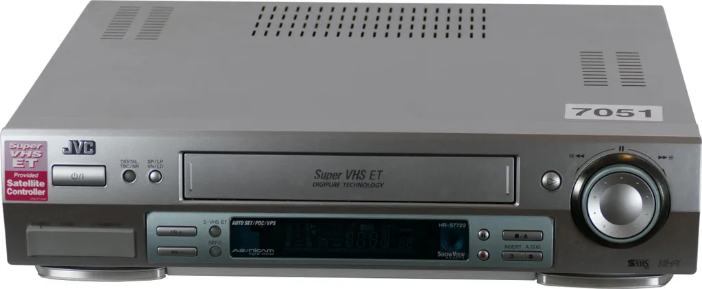 Lecteur Enregistreur S-VHS JVC HR-S7722 Système DigiPure Stéréo Hi-Fi