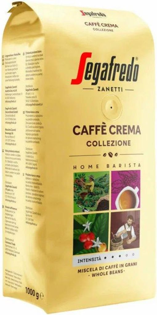 Segafredo 1Kg Caffe Crema Collezione Z / 8Op/ 4Opk