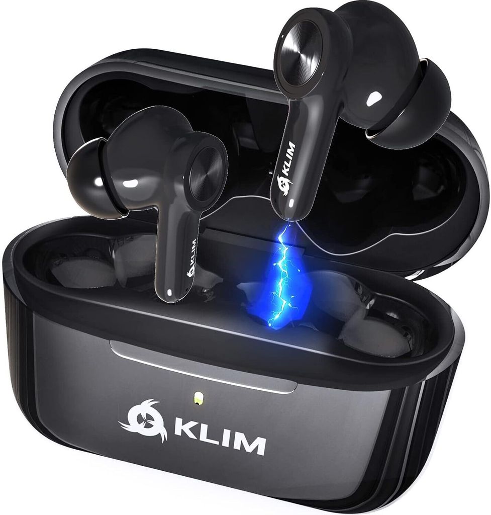 KLIM Pods - Bluetooth 5.0 Kopfhörer in Ear + Hohe Klangqualität + Hervorragende Isolierung + Leichte und schnelle Kopplung + Lang anhaltende Batt...