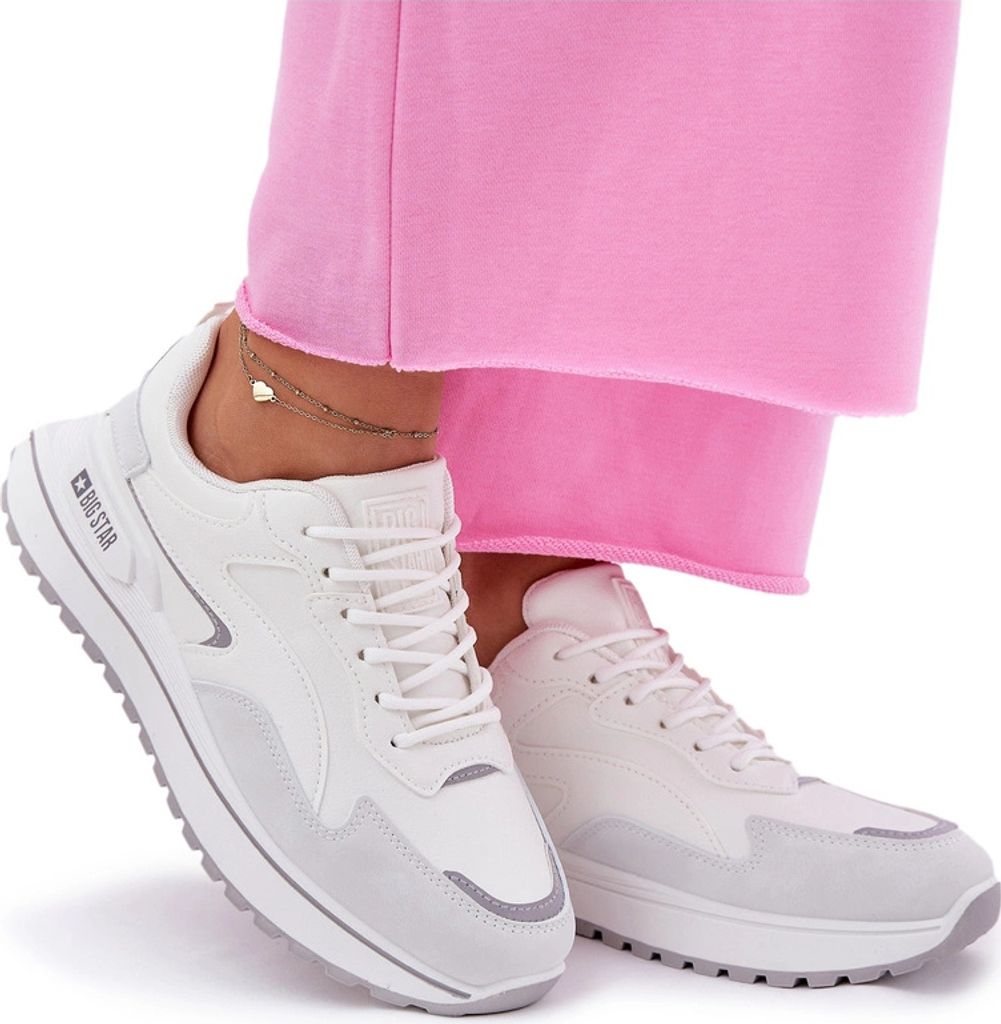 Damen Sneaker Big Star RR274A213 HI-POLY SYSTEM Weiße 39