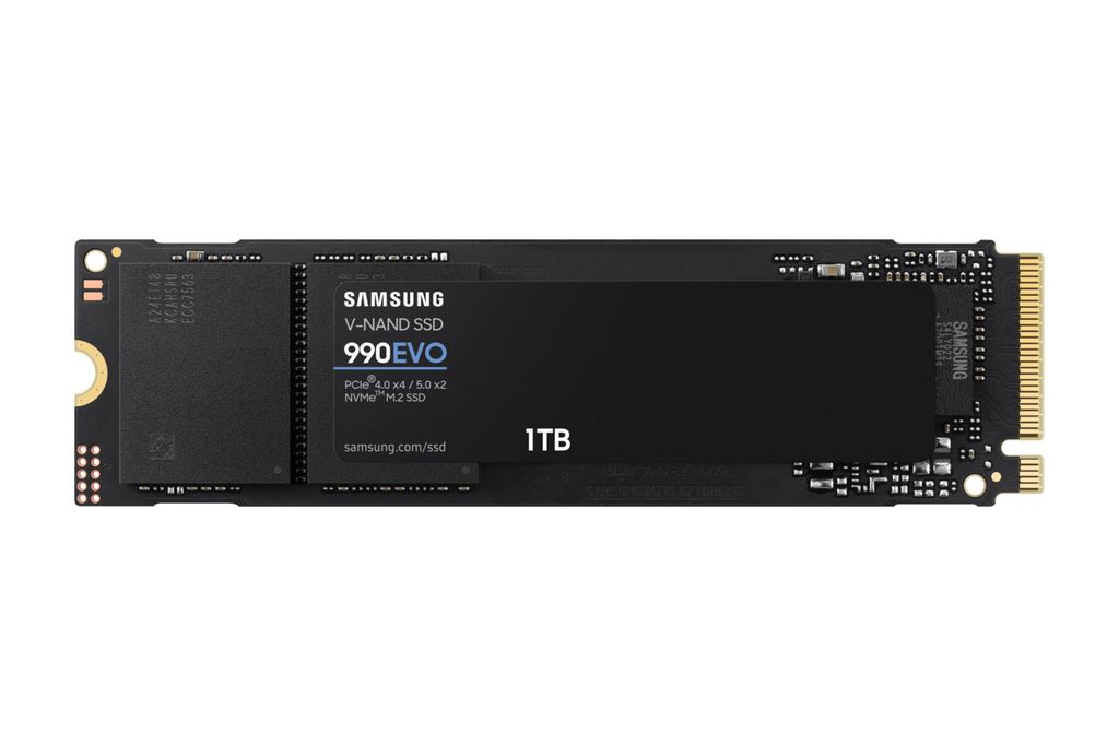 Samsung SSD 990 EVO          1TB MZ-V9E1T0BW NVMe M.2 Produktbild 