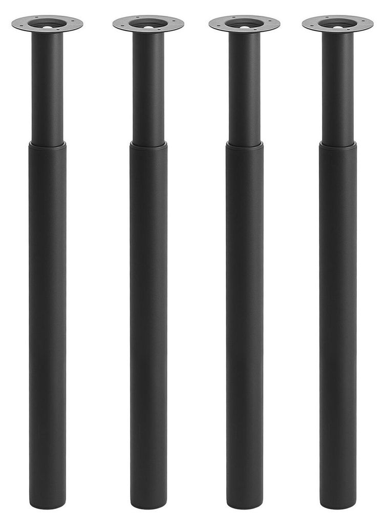 Adjustable Table Legs, 710-1100 mm Steel Furniture Legs, 544 kg Max Load Heavy Duty, Quick Installation, Ideal for Home Office Desk DIY, Coffee Din...