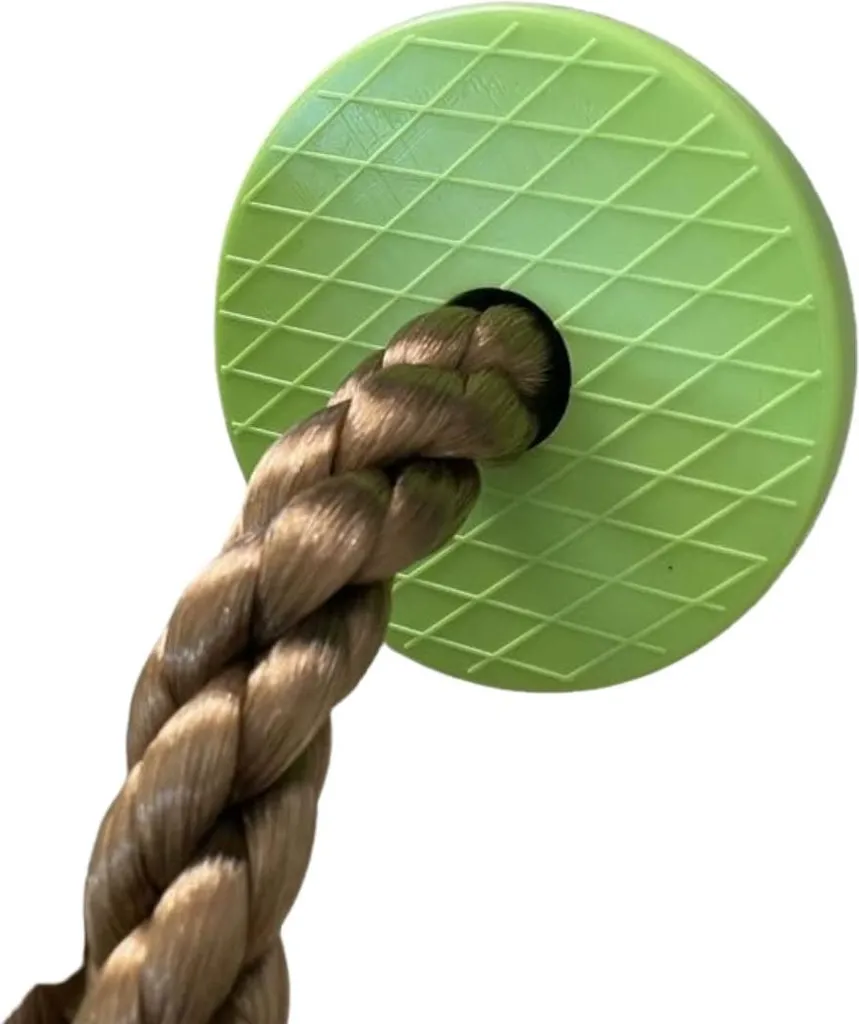 Fune con Nodi Verdi 2m per Arrampicata - Kit Palestra Fai-da-te - 7