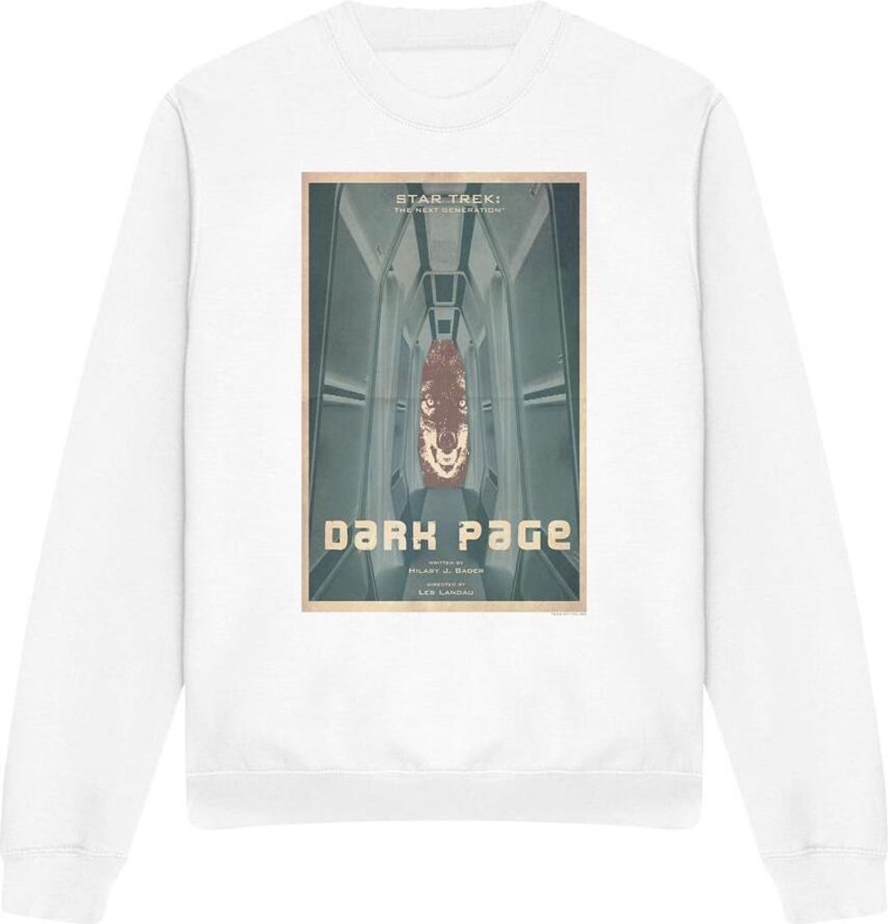 Star Trek - "The Next Generation Season 7 Episode 7" Sweatshirt für Herren/Damen Uni TV11987 (L) (Weiß)