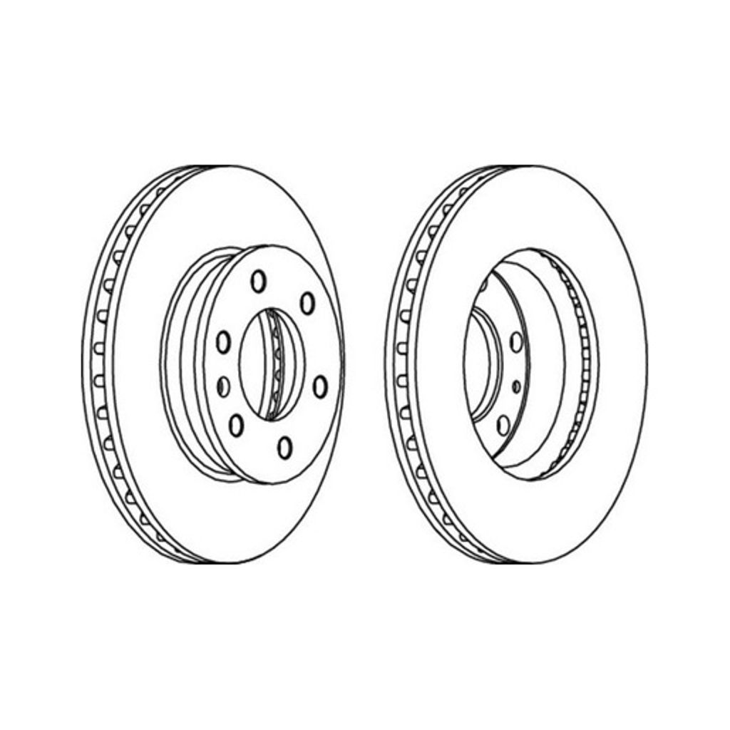 1 Bremsscheibe Scheibenbremse FERODO (FCR310A) Mercedes Sprinter