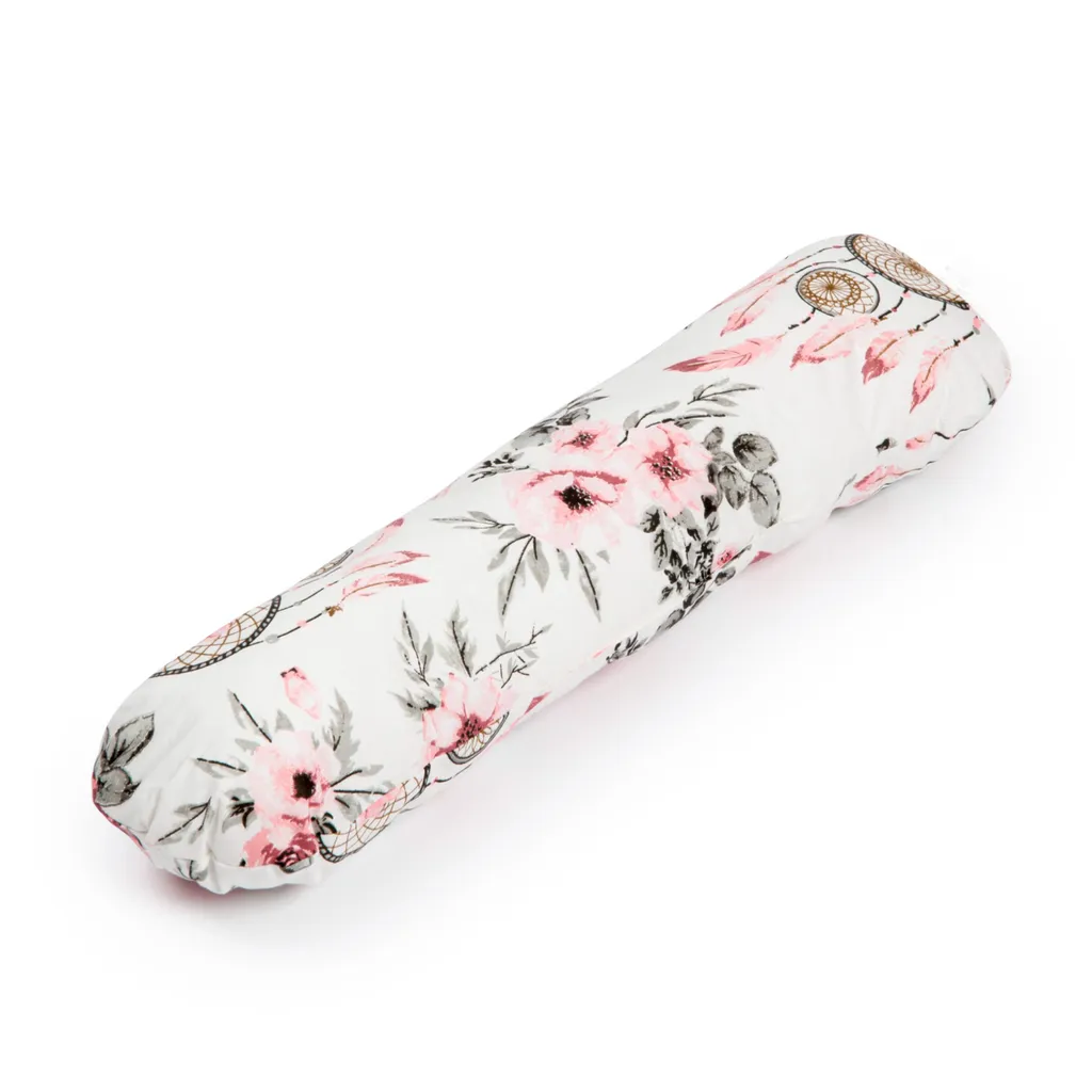 Coussin de grossesse anti mal de dos Flumi type C lavable fleurs - 5