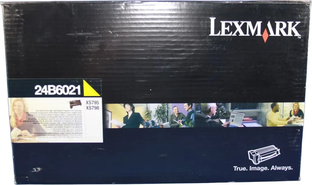 Toner Lexmark 24B6021 Jaune Idéal pour Graphiques et Documents Pro - A