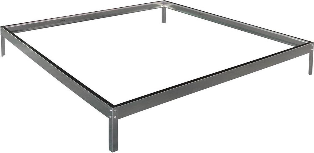 Bodenaufsatz für Gartengewächshaus aus Polycarbonat "Hortensia" - 3,65 m² - 192 x 190 x 8 cm