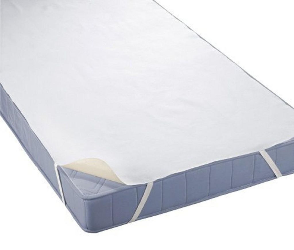 Biberna 808315-001-143 Wasserundurchlässige Molton Matratzen-Auflage Weiss 90 x 190 cm