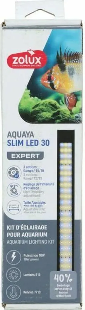 Bandes LED Zolux 300 cm Blanc Froid 6500K pour Éclairage Aquarium