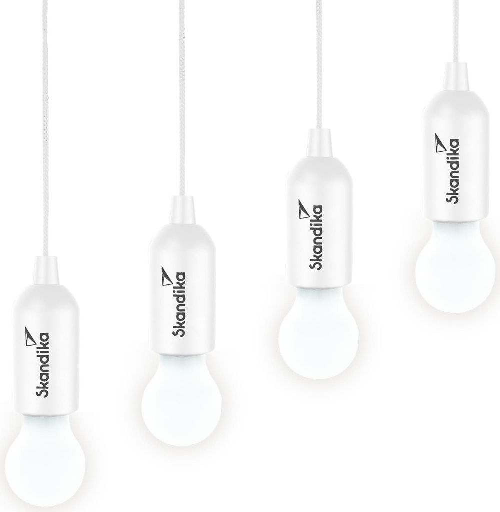 Skandika LED-Campinglampe Narvik, 4er-Set