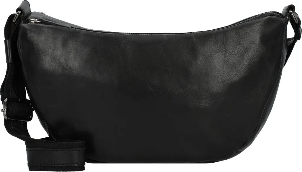 Sac de voyage compact Harold's Caugio en cuir noir - Idéal pour sorties