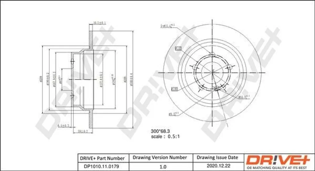 Disque de frein arrière pour Mercedes CLS C218 X218 et Classe E W211