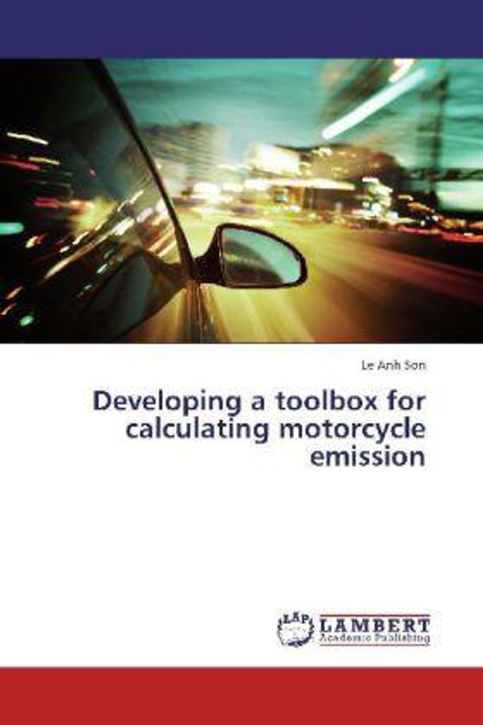 Son, L: Developing a toolbox for calculating motorcycle emis