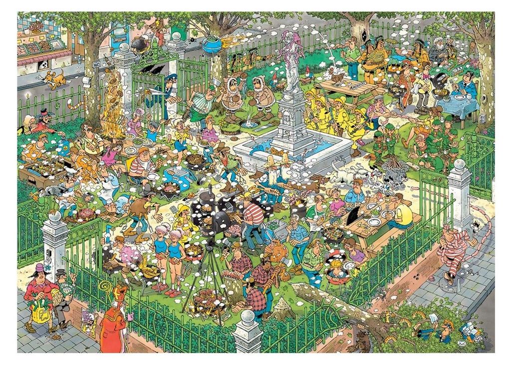 Jan van Haasteren -Grillparty (1000 pezzi) Immagine del prodotto 