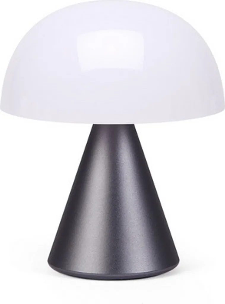 Lampe d'ambiance sans fil Lexon Mina Gun Métal pour table et nuit